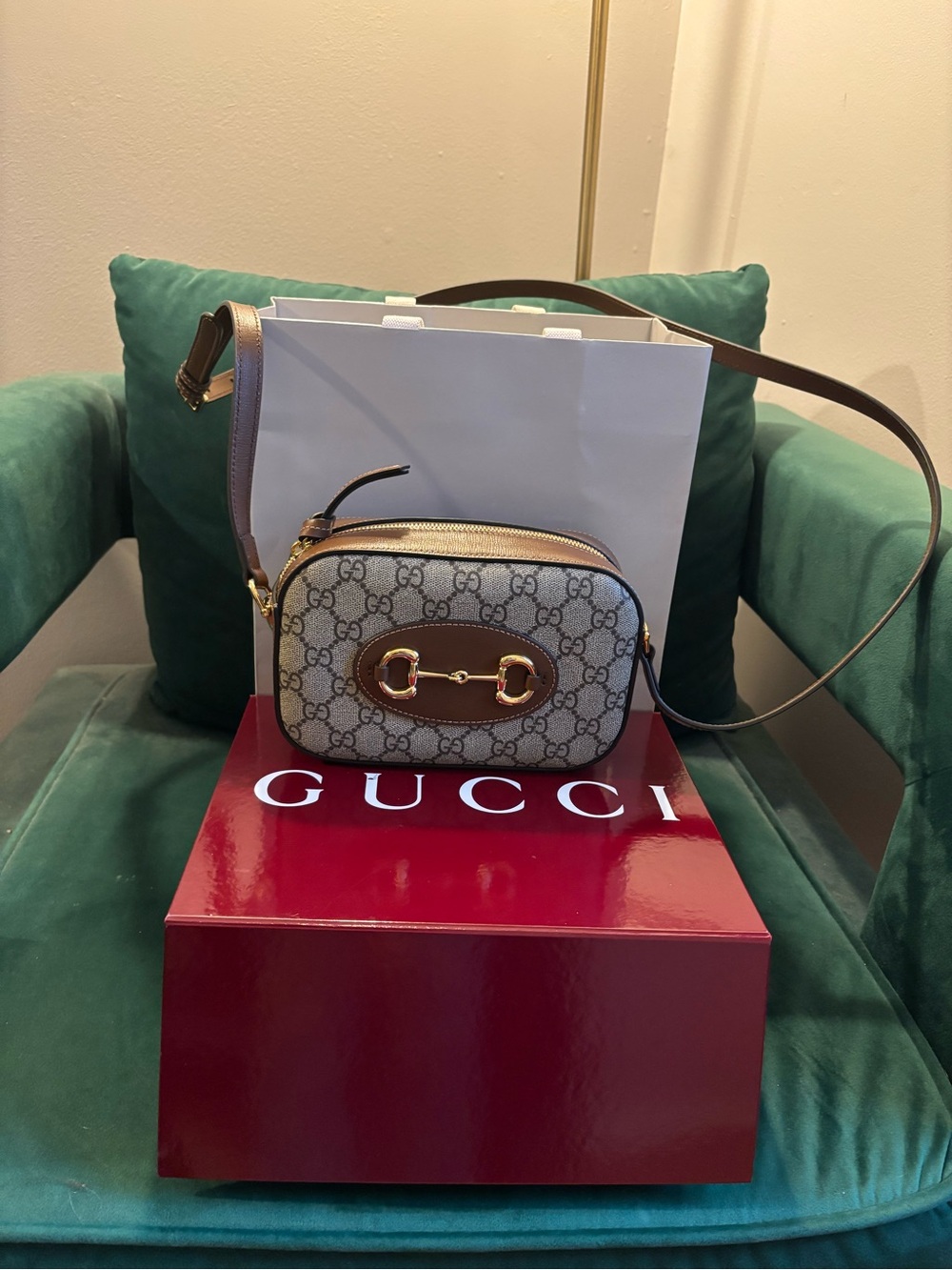 Gucci Horsebit 1955 Small canvas crossbody bag